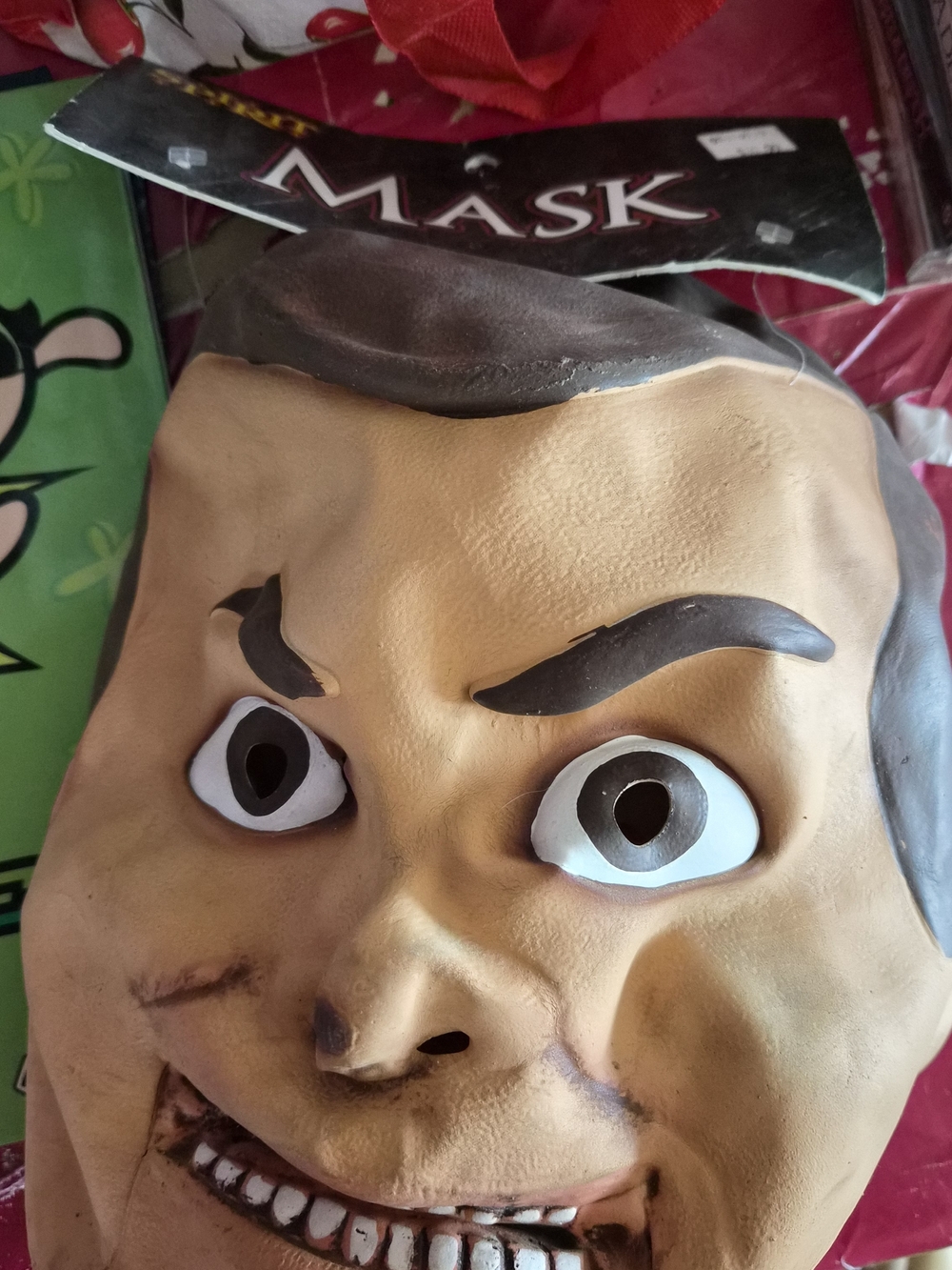 Spirit Kids Halloween Mask - Tan and Black